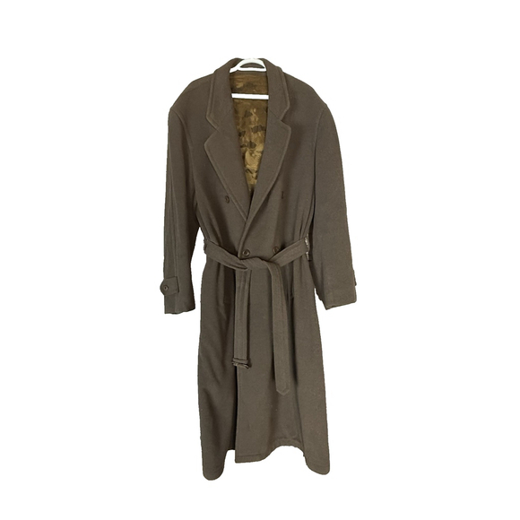 Vintage Steinbock Tyrol Wool Blend Classic Brown Overcoat - Picture 5 of 16